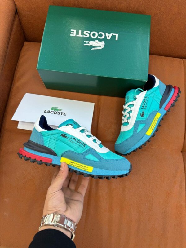 Мъжки спортни обувки в тюркоазено с модерен дизайн- Turquoise